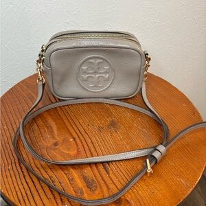 Tory Burch Gray Crossbody Bag mini